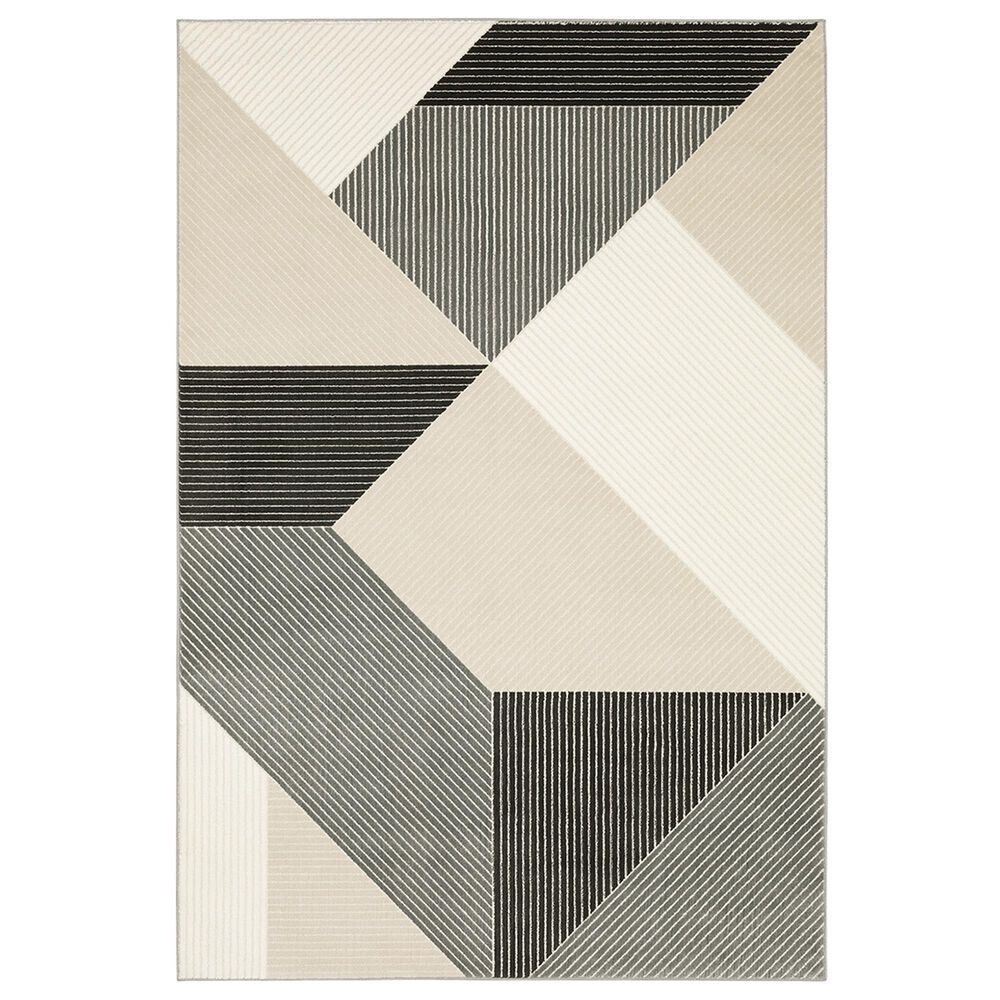 Oriental Weavers Raylan RAY07 7"10" x 10"10" Ivory Area Rug, , large