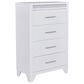 Ashley Jarlee 5-Piece King Upholstered Bedroom Set in White, , large