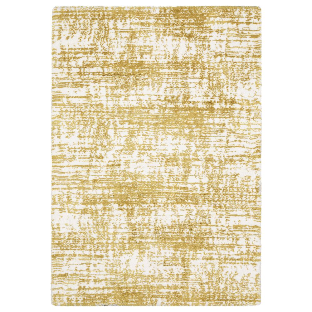 Oriental Weavers Galileo GAL10 Gold and Ivory 7"10" x 10"10" Area Rug, , large