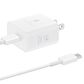 Samsung 25W Super Fast Charging Wall Charger with USB-C Cable in White, , large