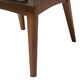 Baxton Studio Nexus Arm Chair with Gravel Cushion in Walnut Brown (Set of 2), , large