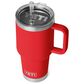 YETI Rambler 35 Oz Straw Mug with Straw Lid in Rescue Red, , large