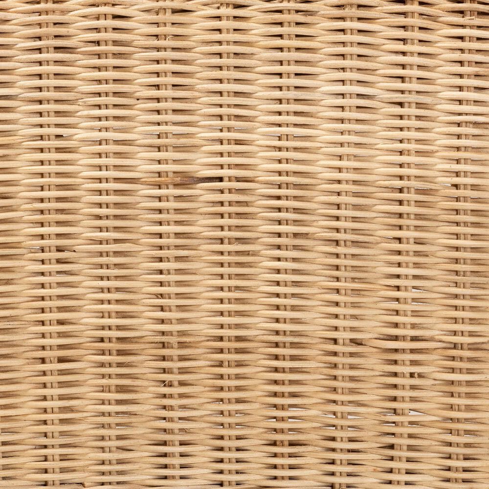 Baxton Studio Putri Rattan Arm Chair in Natural Brown, , large