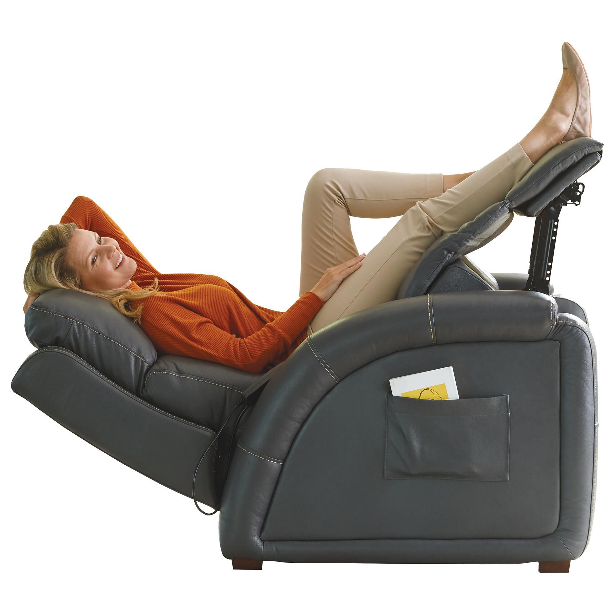 Catnapper Reliever Zero Gravity Power Recliner in Gunmetal