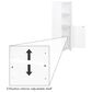 RiverRidge Home Medford Tall Floor Cabinet in White, , large