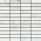 Emser Visconde Silver 1" x 3" Stacked on 12" x 12" Porcelain Mosaic Sheet, , large