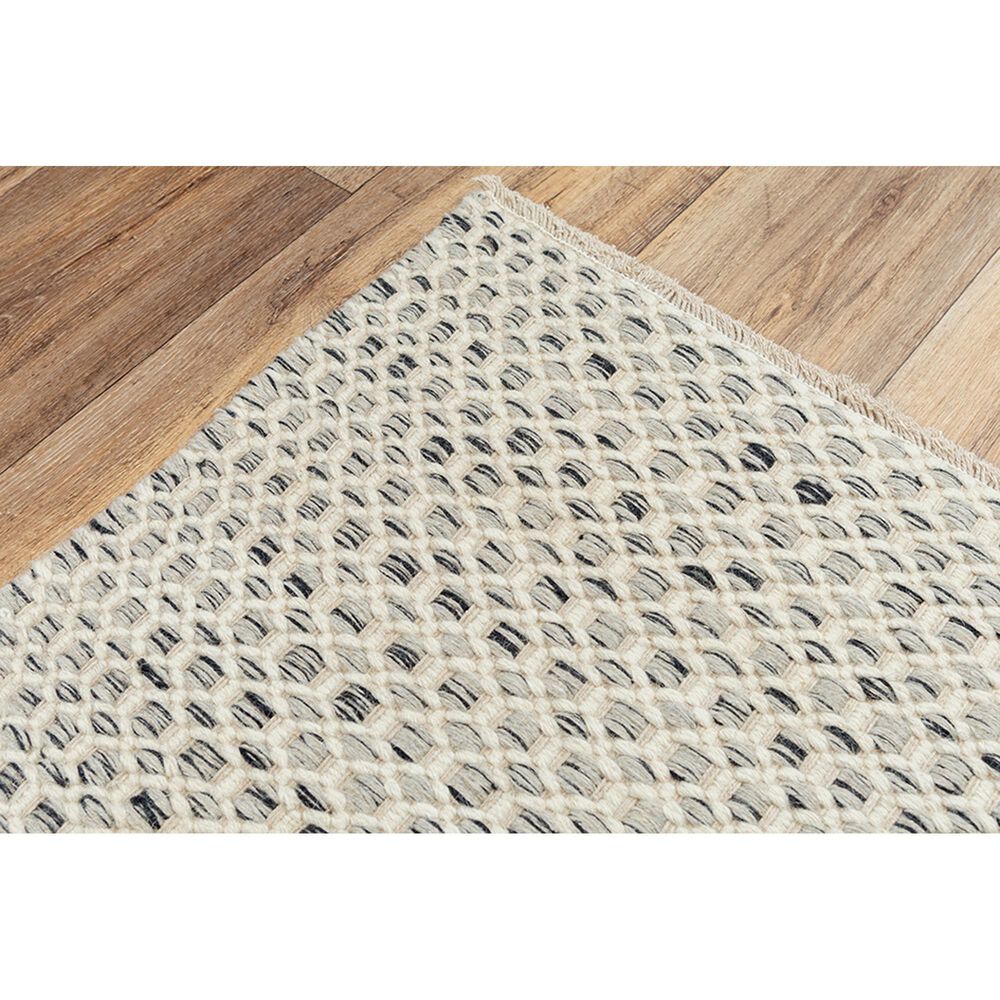 RIZZY Windsor 7&#39;6&quot; x 9&#39;6&quot; Gray Area Rug, , large