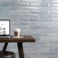 Soho Studio Frammenti Brick Azur 3" x 16" Porcelain Tile, , large
