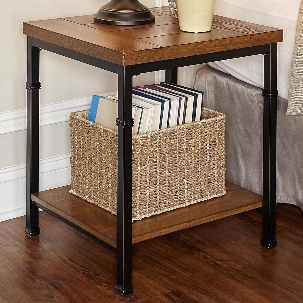 Linden Boulevard Austin End Table in Brown, , large