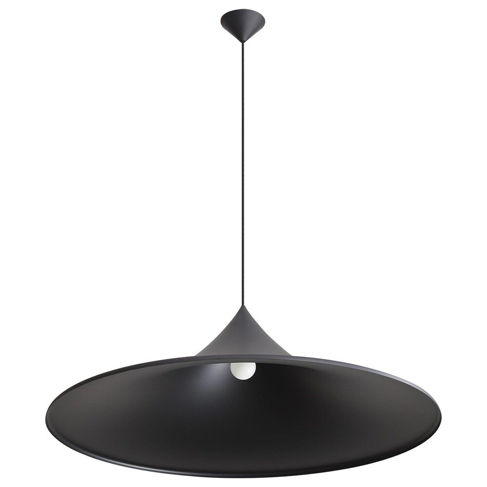 Golden Lighting Vistara 35.375" 1-Light Pendant in Sand Black, , large
