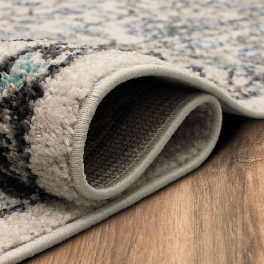 Mohawk Whimsy R1106 Blue 5'3" x 8' Area Rug, , large