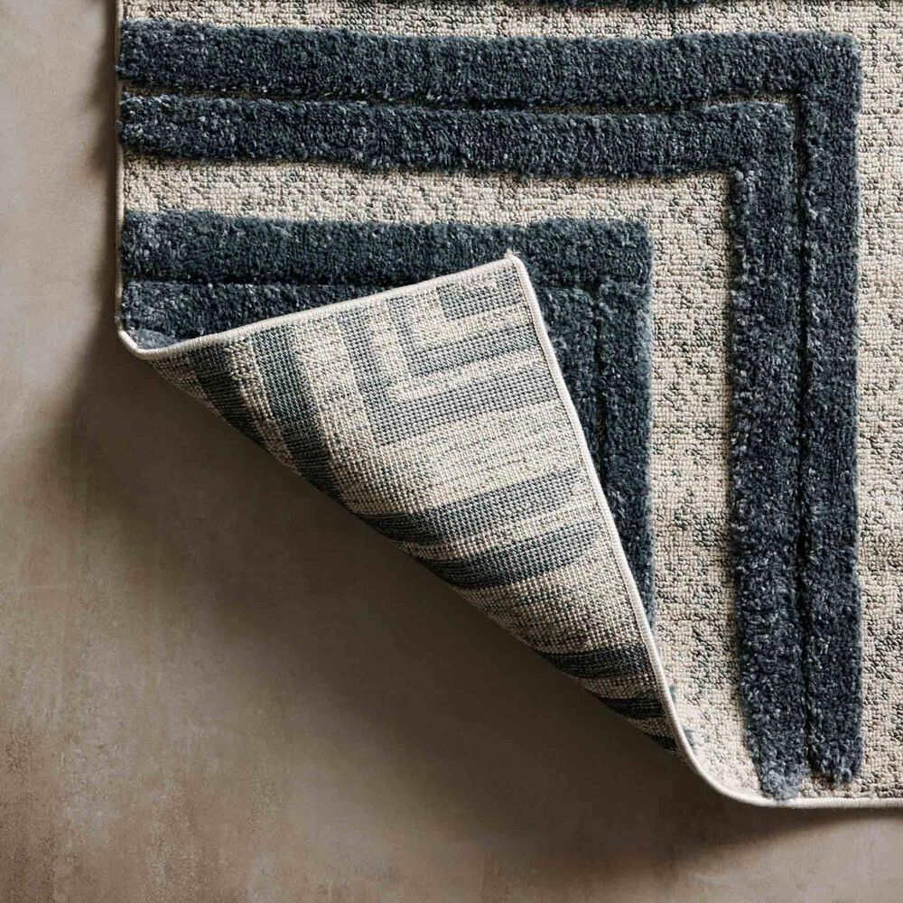 Loloi II Hagen 3&#39;7&quot; x 5&#39;7&quot; Blue and White Area Rug, , large