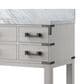 Lexora Home Norwalk 48" Single Bathroom Vanity in White Oak with White Carrara Marble Top and Rectangle Sink, , large