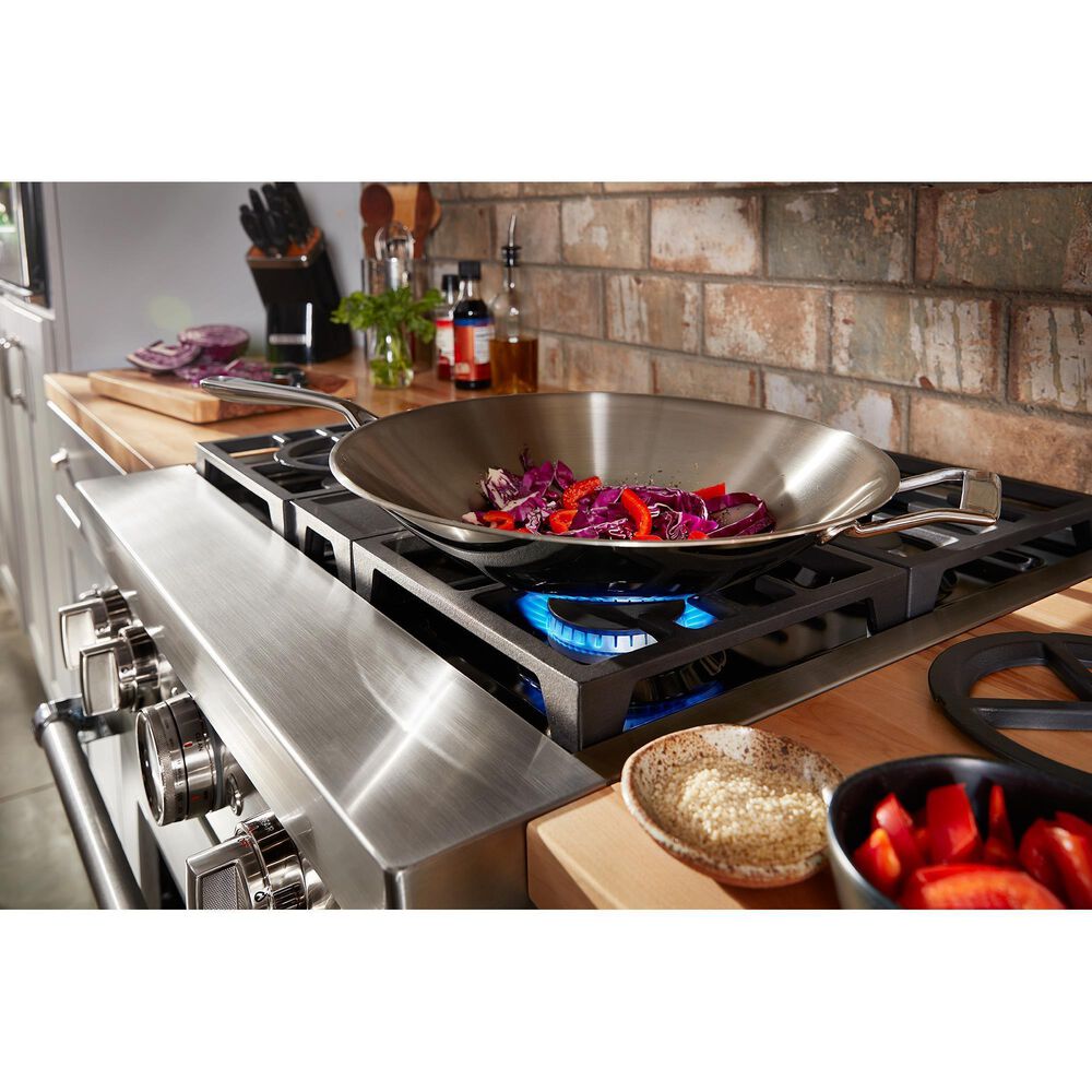 KitchenAid 4.1 Cu. Ft. Freestanding Gas Range with True Convection in Scorched Orange, , large
