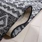Safavieh Micro-Loop Southwestern 6" x 9" Black and Ivory Area Rug, , large