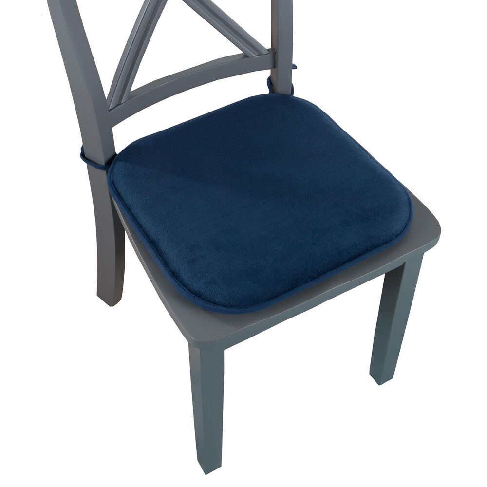 Timberlake Plush Chair Cushion in Navy &#40;Set of 6&#41;, , large