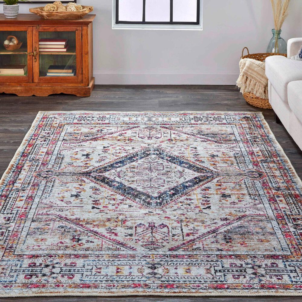 Feizy Percy 7&#39;10&quot; x 9&#39;10&quot; Multicolor Area Rug, , large