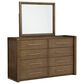 Ashley Marxmore 4 Piece Queen Upholstered Storage Bedroom Set in Brown, , large