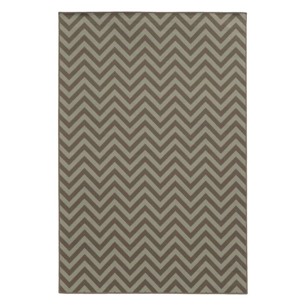 Oriental Weavers Riviera 4593E 2"5" x 4"5" Grey Area Rug, , large