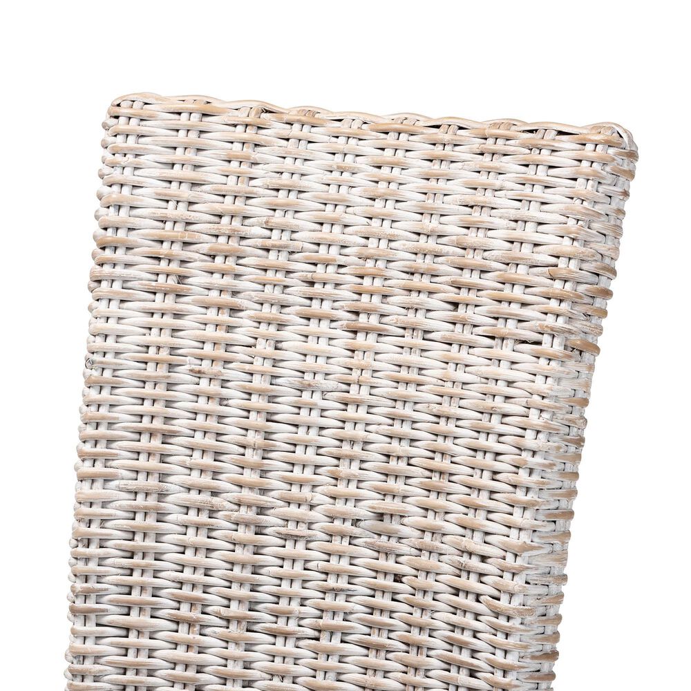 Baxton Studio Trianna Side Chair in Whitewashed and Natural Brown, , large