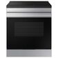 Samsung Bespoke Bespoke 6.3 Cu. Ft. Smart Slide-In Induction Electric Range with Anti-Scratch Glass Cooktop in Stainless Steel, , large