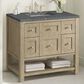 James Martin Vanities Breckenridge 36" Single Vanity in Whitewashed Oak with 3 cm Parisien Bleu Quartz Top, , large