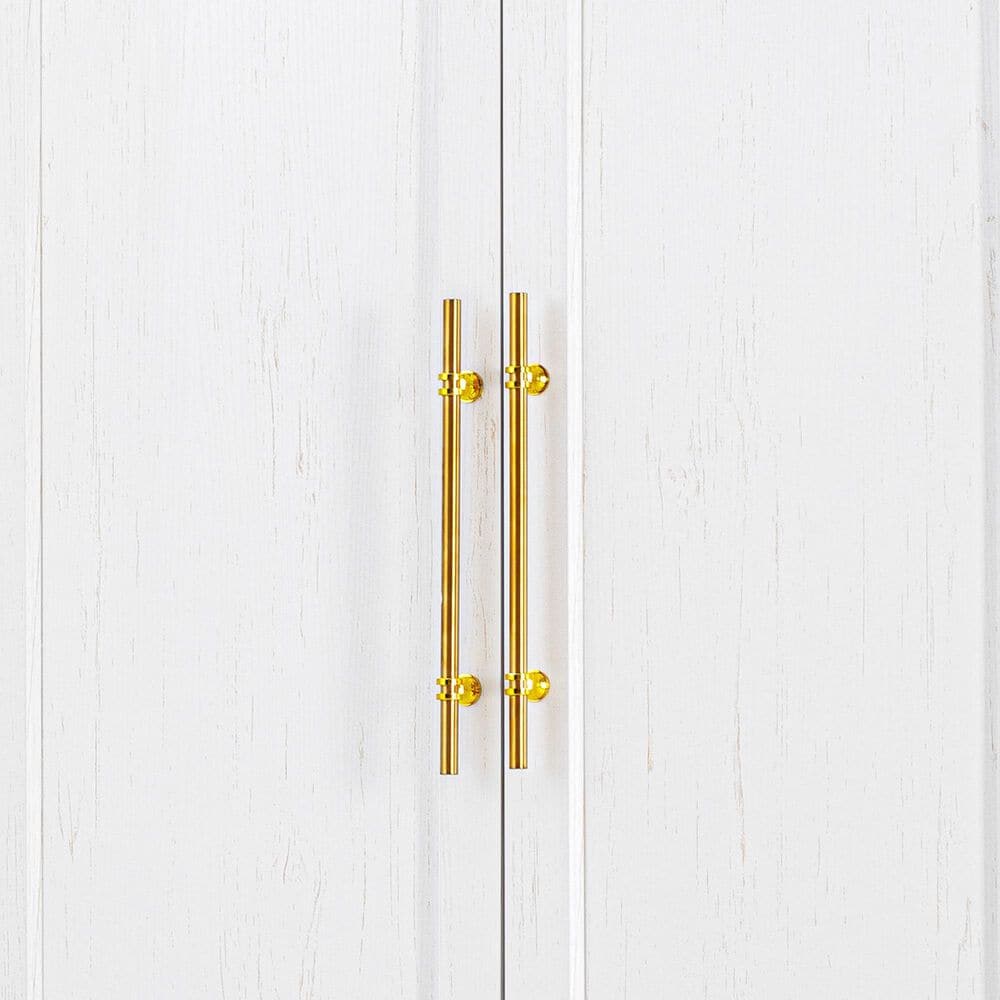 HOMLUX HOMLUX 78.2" Tall Farmhouse Kitchen Pantry Cabinet with 8 Door Shelves, Storage Cabinet with 3 Adjustable Shelves, 3 Large Drawers, Versatile Cupboard for Kitchen, Dining &amp; Bathroom, Retro White, , large