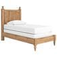 Ashley Aleaport Twin Panel Bed in Warm Brown, , large