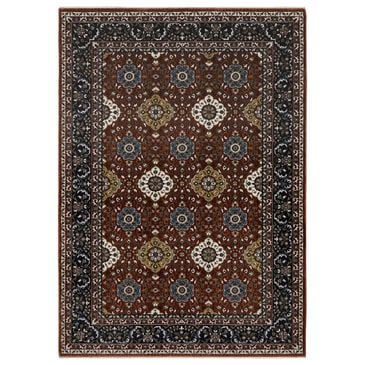 Oriental Weavers Vivian VI04B 2"3" x 7"6" Red Runner, , large