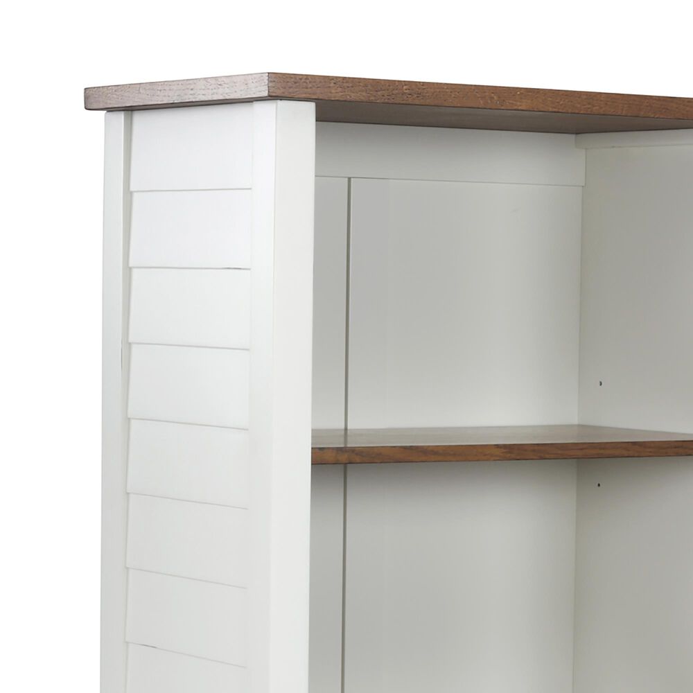 Homestyles Portsmouth Bookcase in White, , large