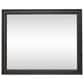 Belle Furnishings Americana Farmhouse Landscape Mirror in Dusty Black, , large