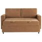 Lifestyle Solutions Tyler Convertible Sleeper Sofa in Rust, , large