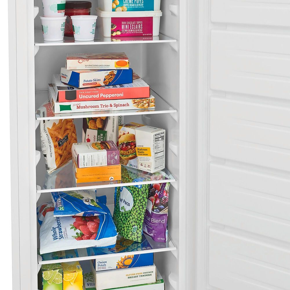 Frigidaire 7 Cu. Ft. Garage Ready Upright Freezer in White, , large