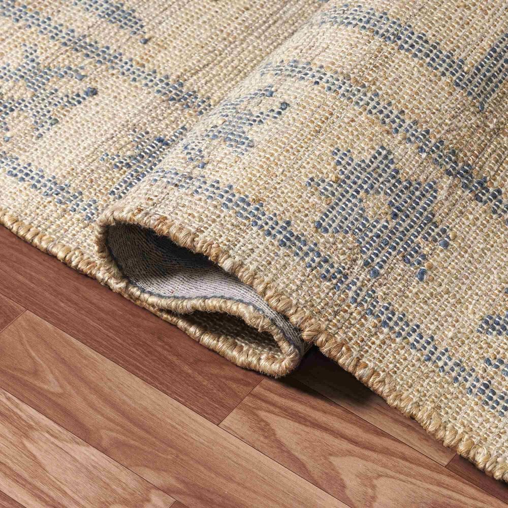 L&amp;R Resources Willow Oriental Blue 7&#39;9&quot; x 9&#39;9&quot; Area Rug, , large