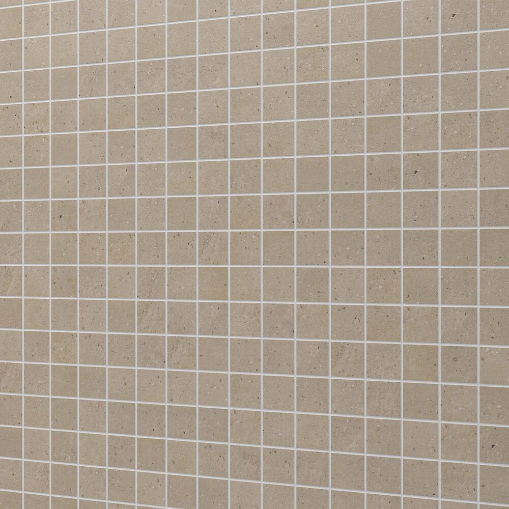 Dal-Tile Exposition Gesso 2" x 2" Straight Joint on 12" x 12" Porcelain Mosaic Sheet, , large