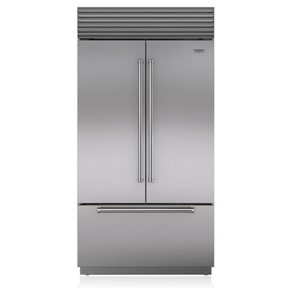 Sub Zero 42" Built-In French Door in Stainless Steel with Tubular Handle, , large