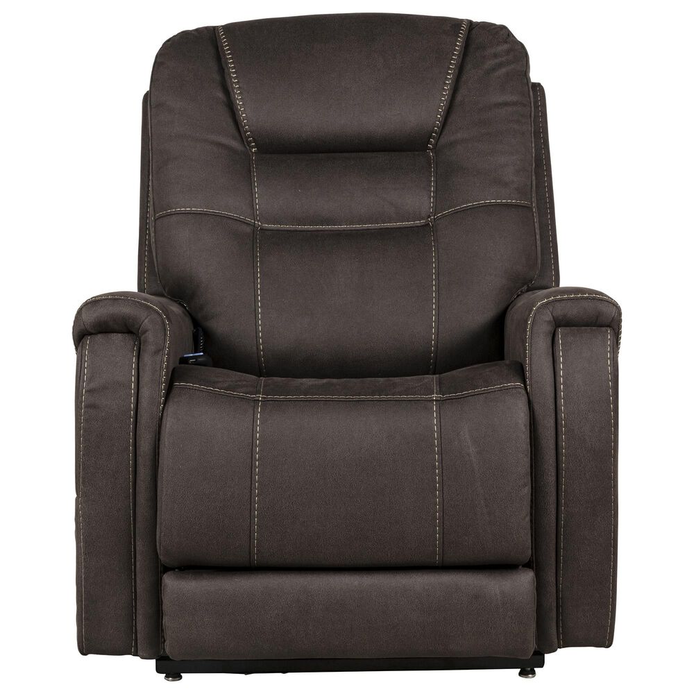 MotoMotion Power Lift Recliner in Stonewash Gunmetal | Shop NFM
