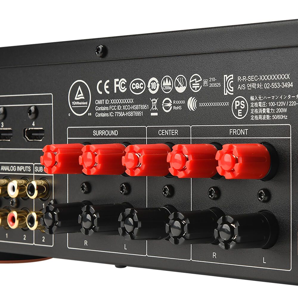 JBL MA 5.2-Channel AV Receiver with 4K HDMI in Black, , large