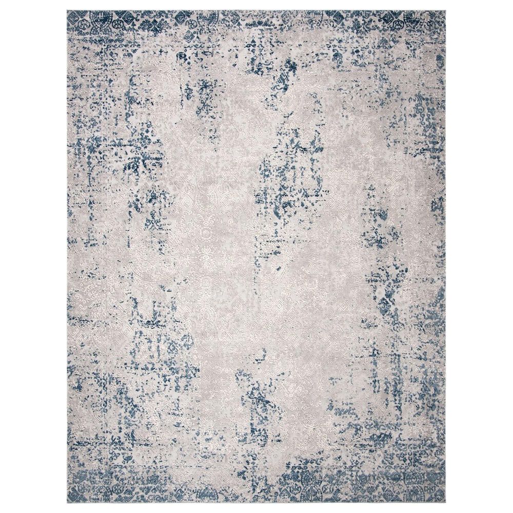 Safavieh Invista INV465F 9" x 12" Grey and Ivory Area Rug, , large