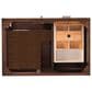 James Martin Vanities Addison 36" Single Bathroom Vanity in Mid-Century Acacia with Single Hole 3 cm White Zeus Quartz Top and Rectangular Sink, , large
