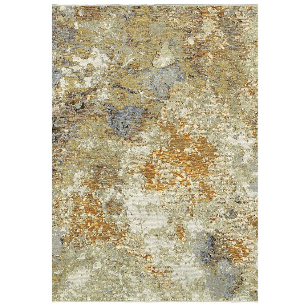 Oriental Weavers Evolution 8031B 8"6" x 11"7" Gold Area Rug, , large