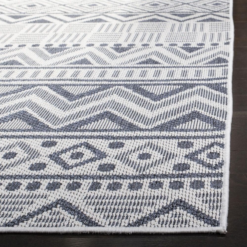 Safavieh Bermuda 3&#39; x 5&#39; Cream and Navy Indoor/Outdoor Area Performance Rug, , large