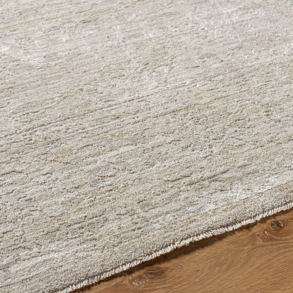 Surya Masterpiece MPC-2315 Medium Gray, Light Gray and Cream 2'7" x 10' Runner, , large