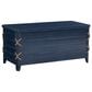 Linon Home Decor Brosnan Rope Cedar Chest in Blue, , large