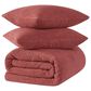 Pem America Marshmallow 3-Piece Full/Queen Comforter Set in Dusty Rose, , large