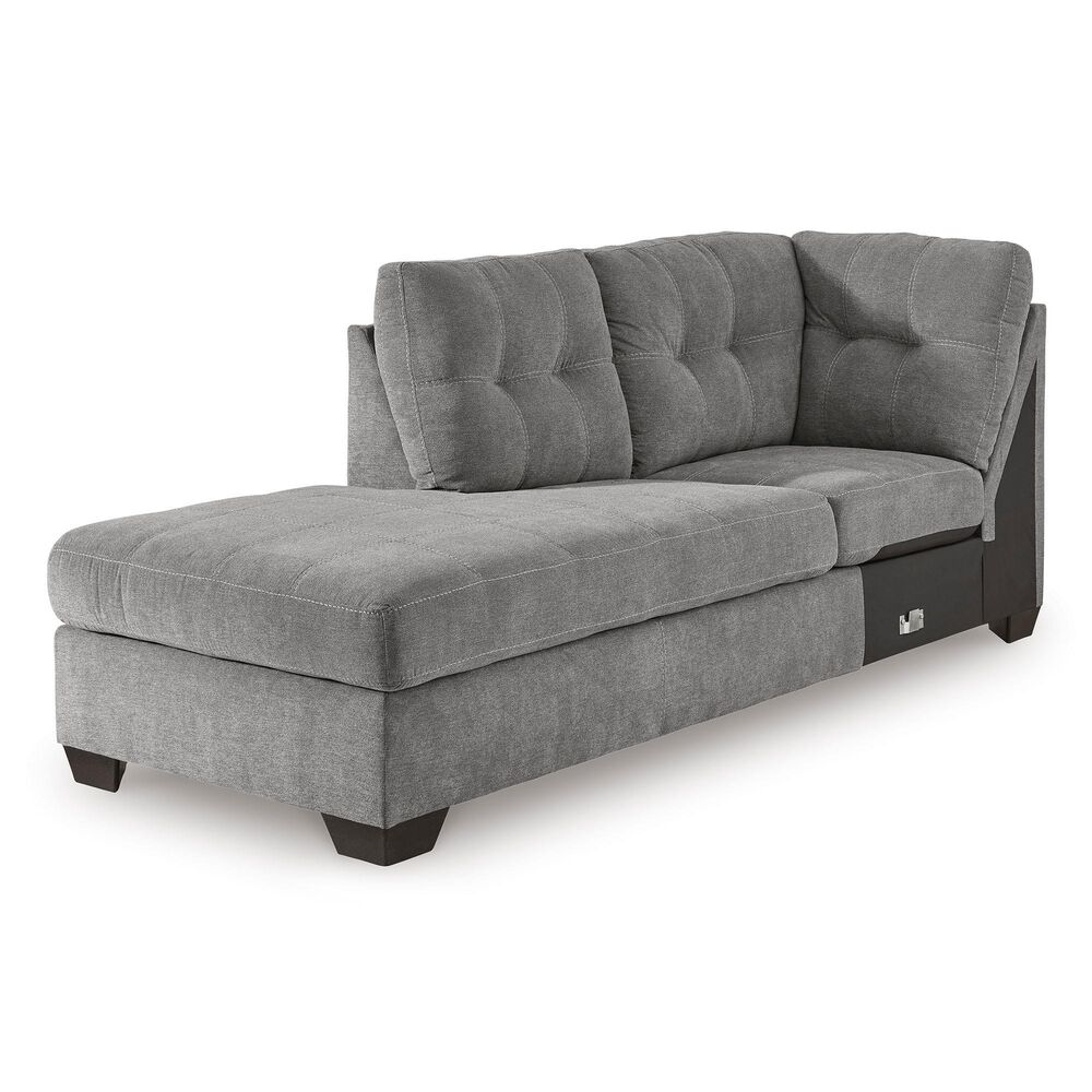 Ashley Marleton 2-Piece Left Facing Sectional with Chaise in Gray, , large