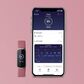 Fitbit Luxe Tracker with Orchid Band in Platinum Stainless Steel, , large