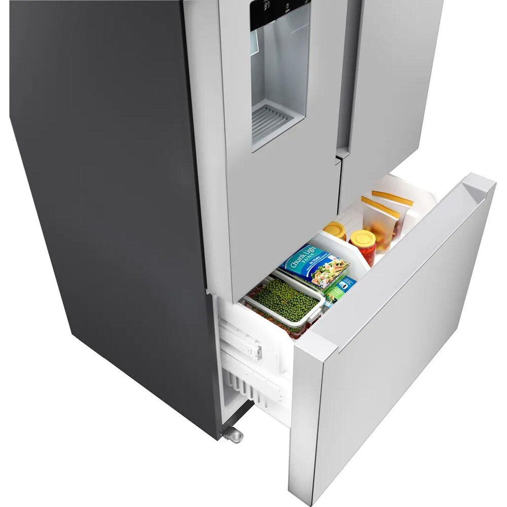 Bosch 26 Cu. Ft. 100 Series French Door Bottom Mount Refrigerator in Stainless Steel, , large