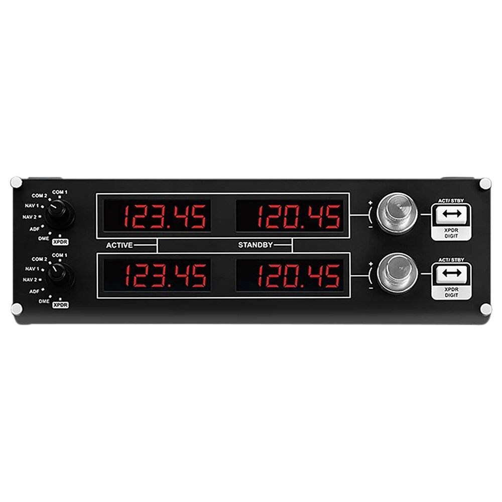 Logitech G Saitek Pro Flight Radio Panel in Black, , large