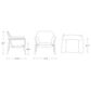 Dayton Miller Accent Chair in Grey, , large